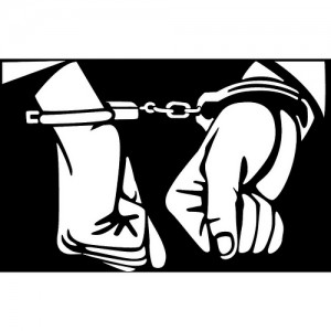 Handcuffs, by Vectorportal.com, licensed via Creative Commons.